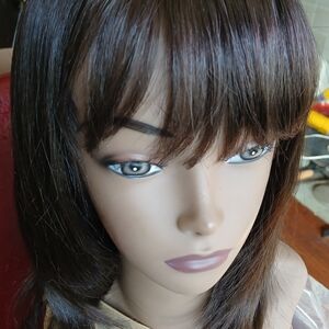 Elegant Brown Hair Wig for Women